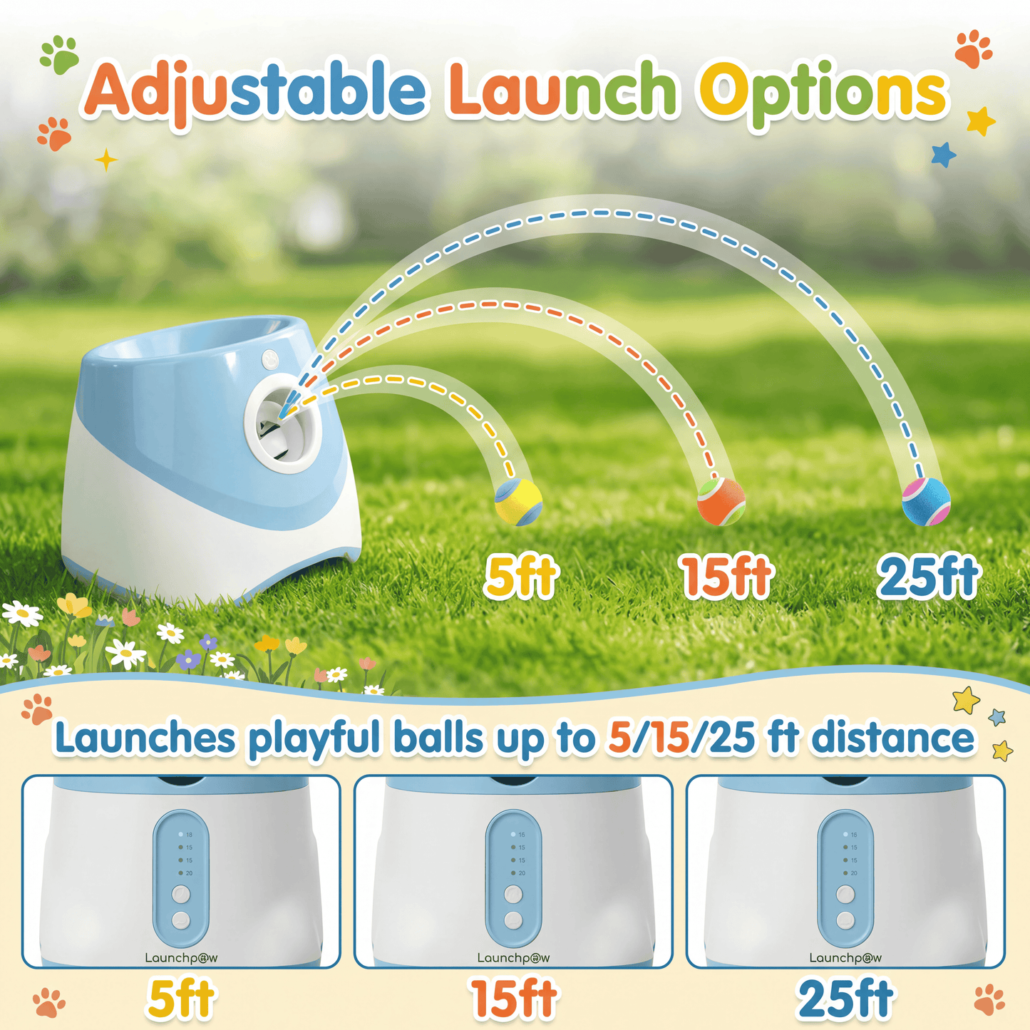 The PawList Ball Launcher