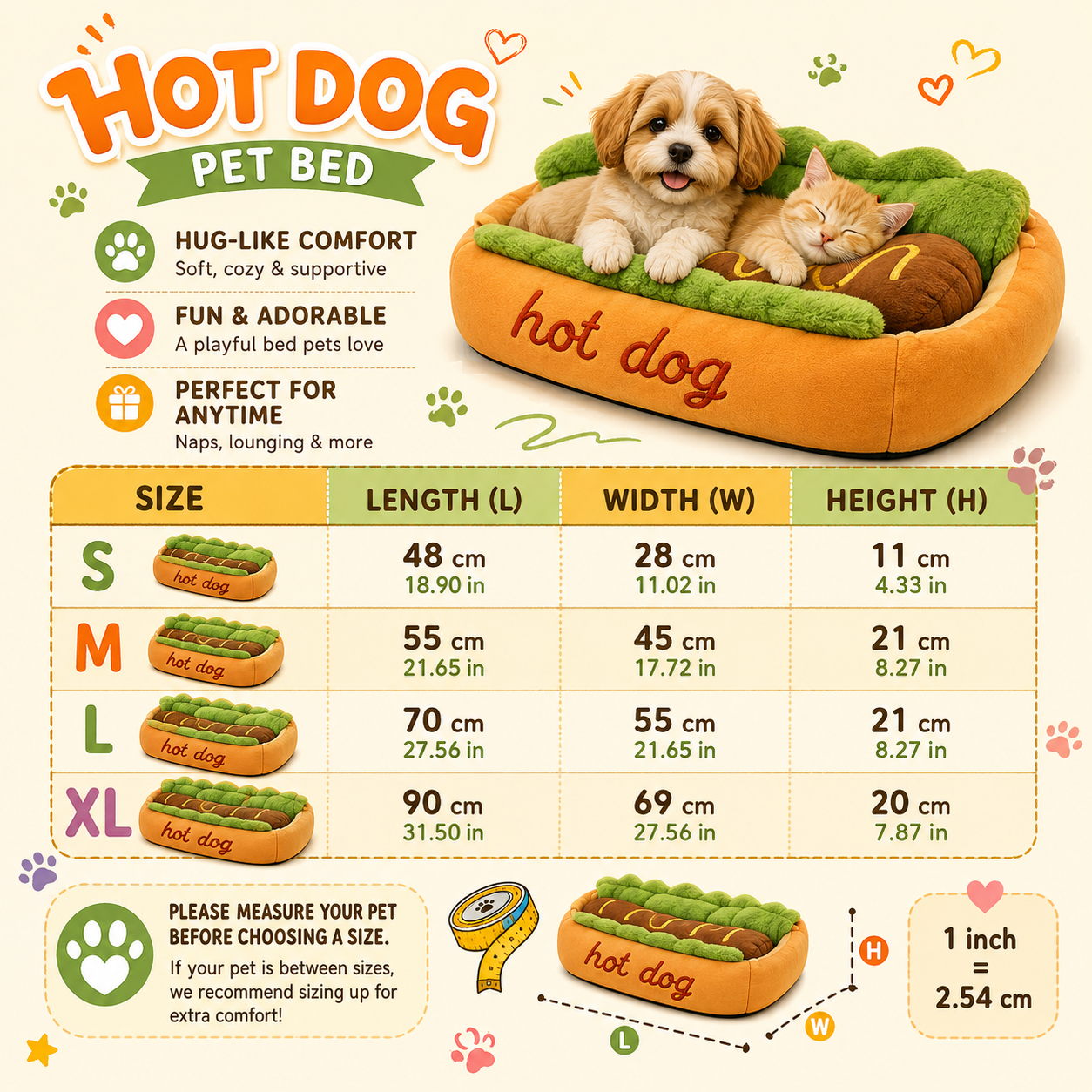Hot Dog Bed